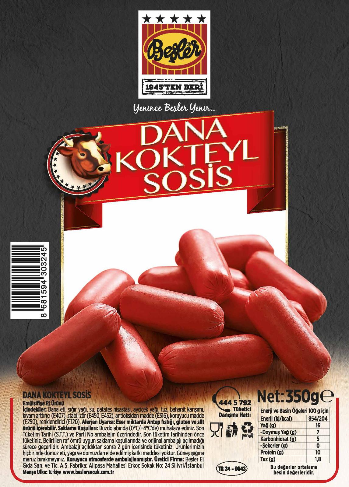 Kokteyl Dana Sosis