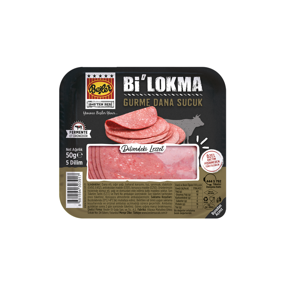 Bi'Lokma Gourmet Beef Sausage